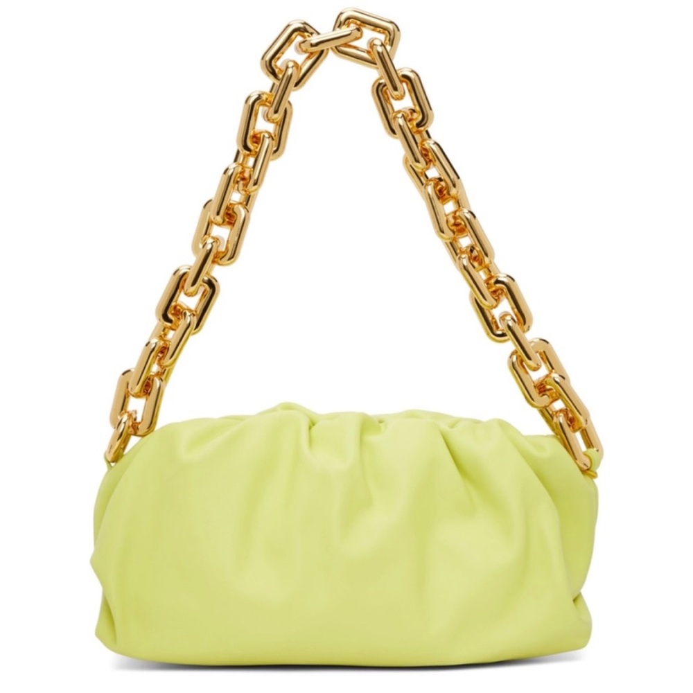 Brand New ❤️Bottega Veneta chain bag soft pouch seagrass